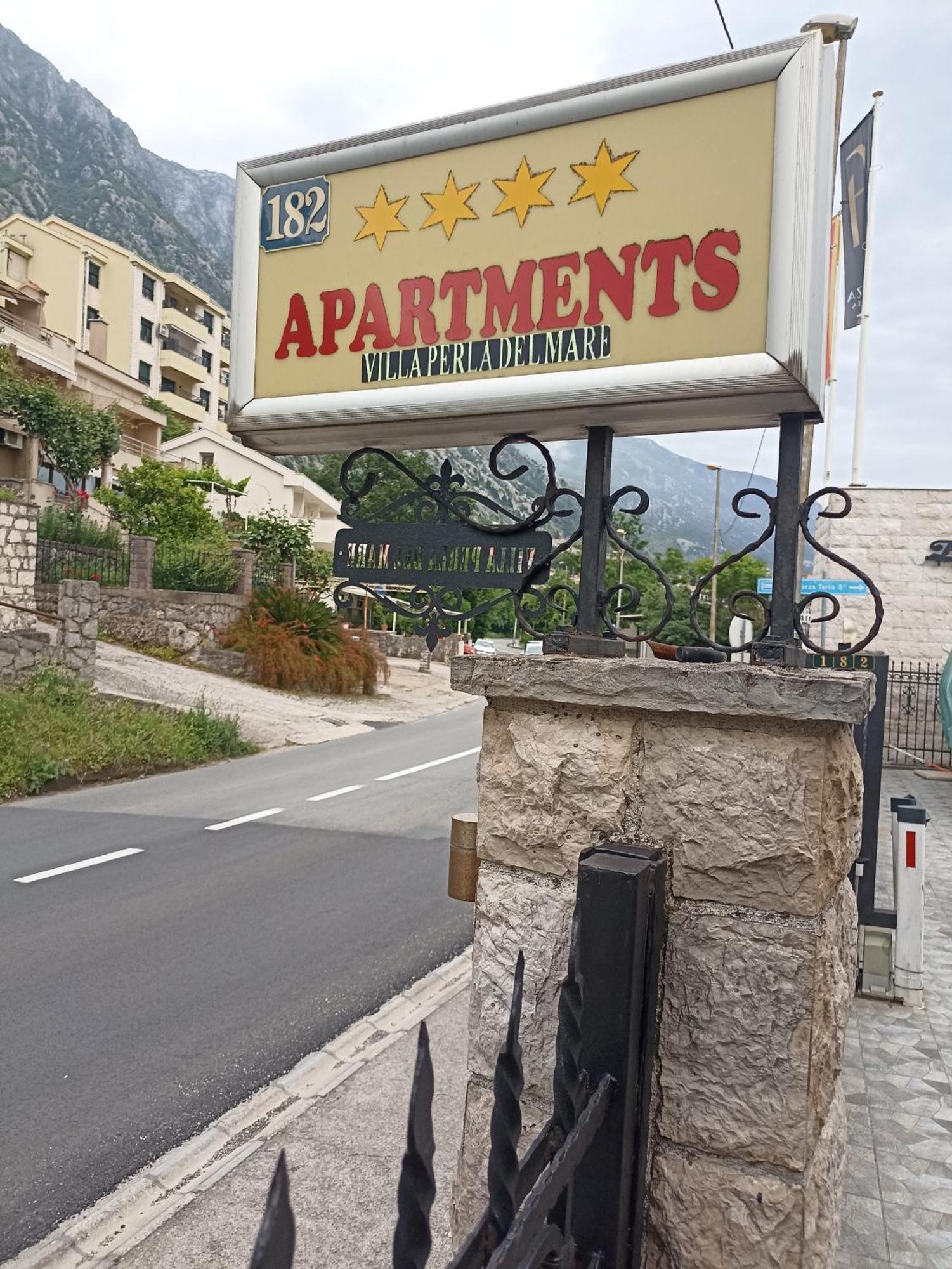 Villa Perla Del Mare Котор Екстериор снимка